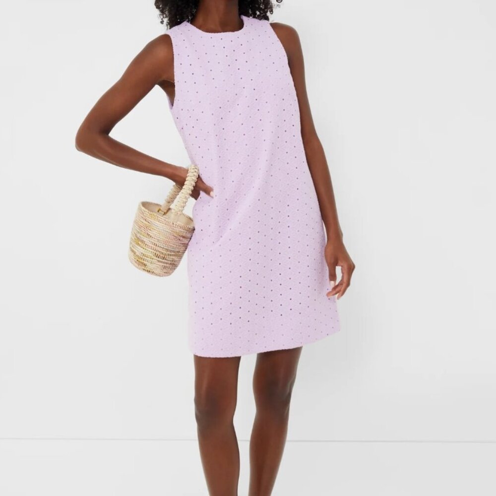 TUCKERNUCK Lavender Eyelet Sleeveless Folly Dress